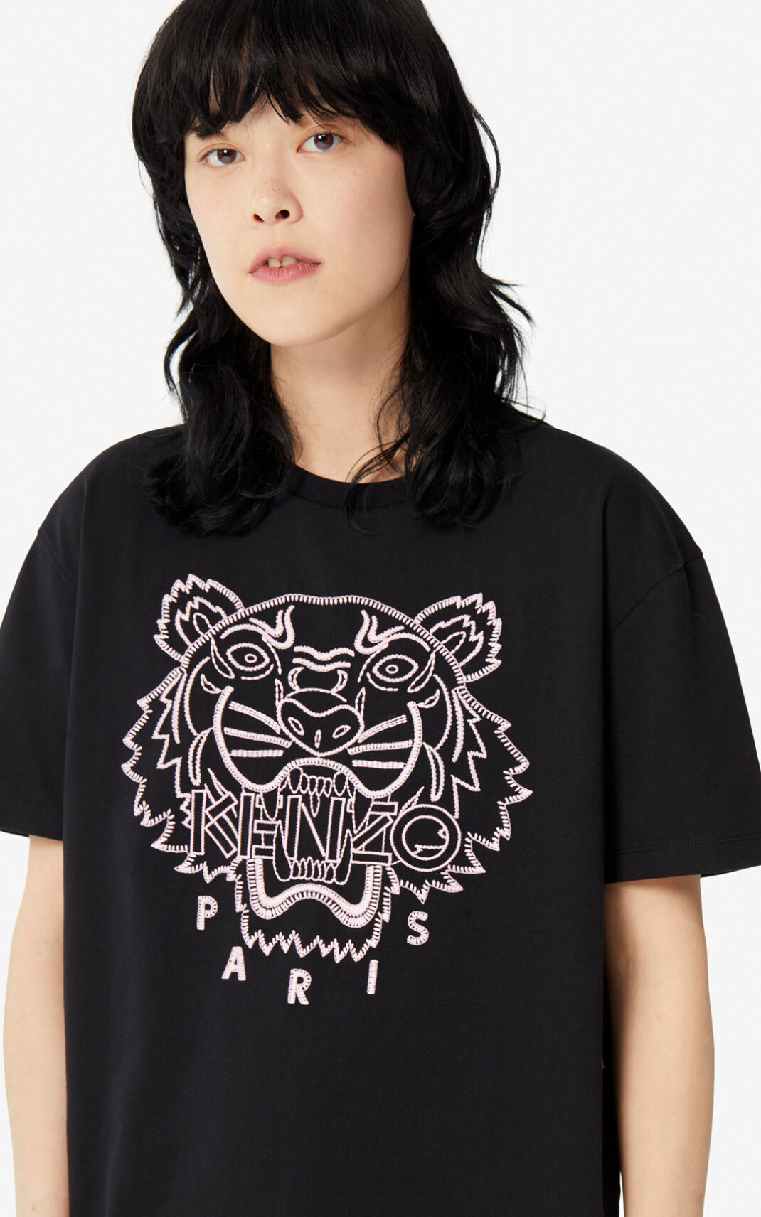 Kenzo Capsule Expedition Tiger T Shirt Dam | 01257-ACPV